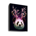 Panda Horns Up by Adam Lawless | Fantasy Animal Portrait, Large Canvas Wall Art Print | Artsy Earth