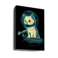 Space Cat Protector by Adam Lawless | Starry Night Galaxy, Large Canvas Wall Art Print | Artsy Earth