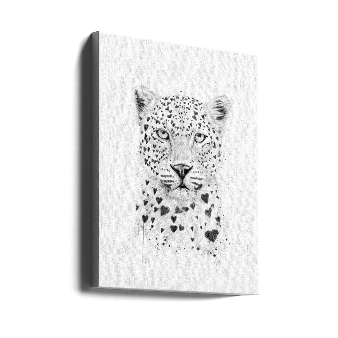 Lovely Leopard by Balazs Solti | Wildlife Animal Portrait, Large Canvas Wall Art Print | Artsy Earth