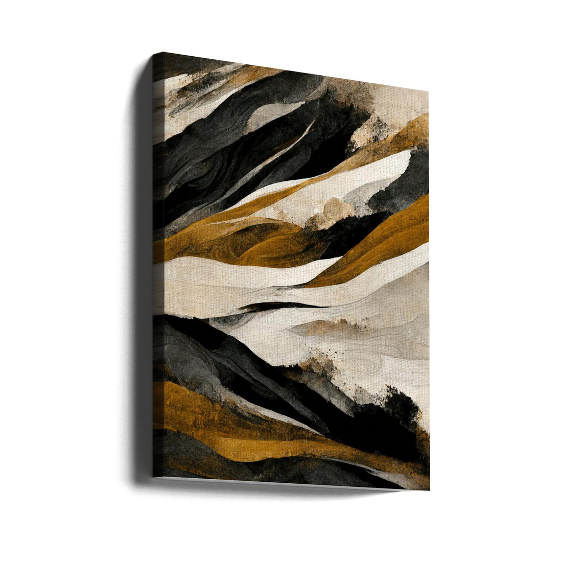 Rough Mountains by Treechild | Mountain Landscape Watercolor, Large Canvas Wall Art Print | Artsy Earth