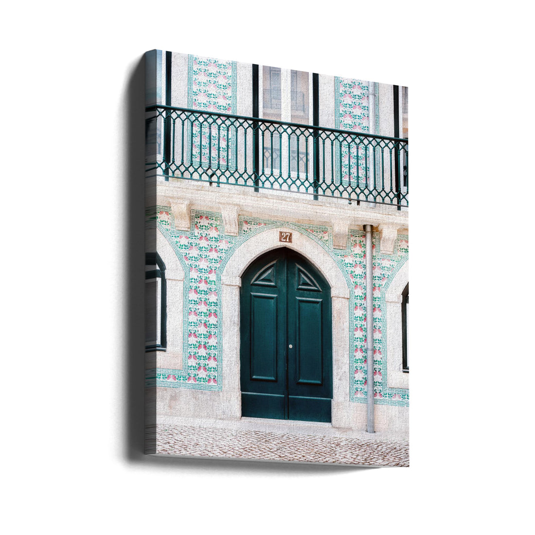 Lisbon Door by Raisa Zwart | Portuguese Architecture Entrance, Large Canvas Wall Art Print | Artsy Earth