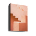 Pink Fortress Wall by Raisa Zwart | Abstract Architecture Building, Large Canvas Wall Art Print | Artsy Earth