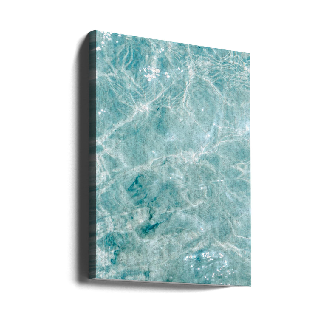 Blue Pool Surface by Raisa Zwart | Swimming Pool Abstract, Large Canvas Wall Art Print | Artsy Earth