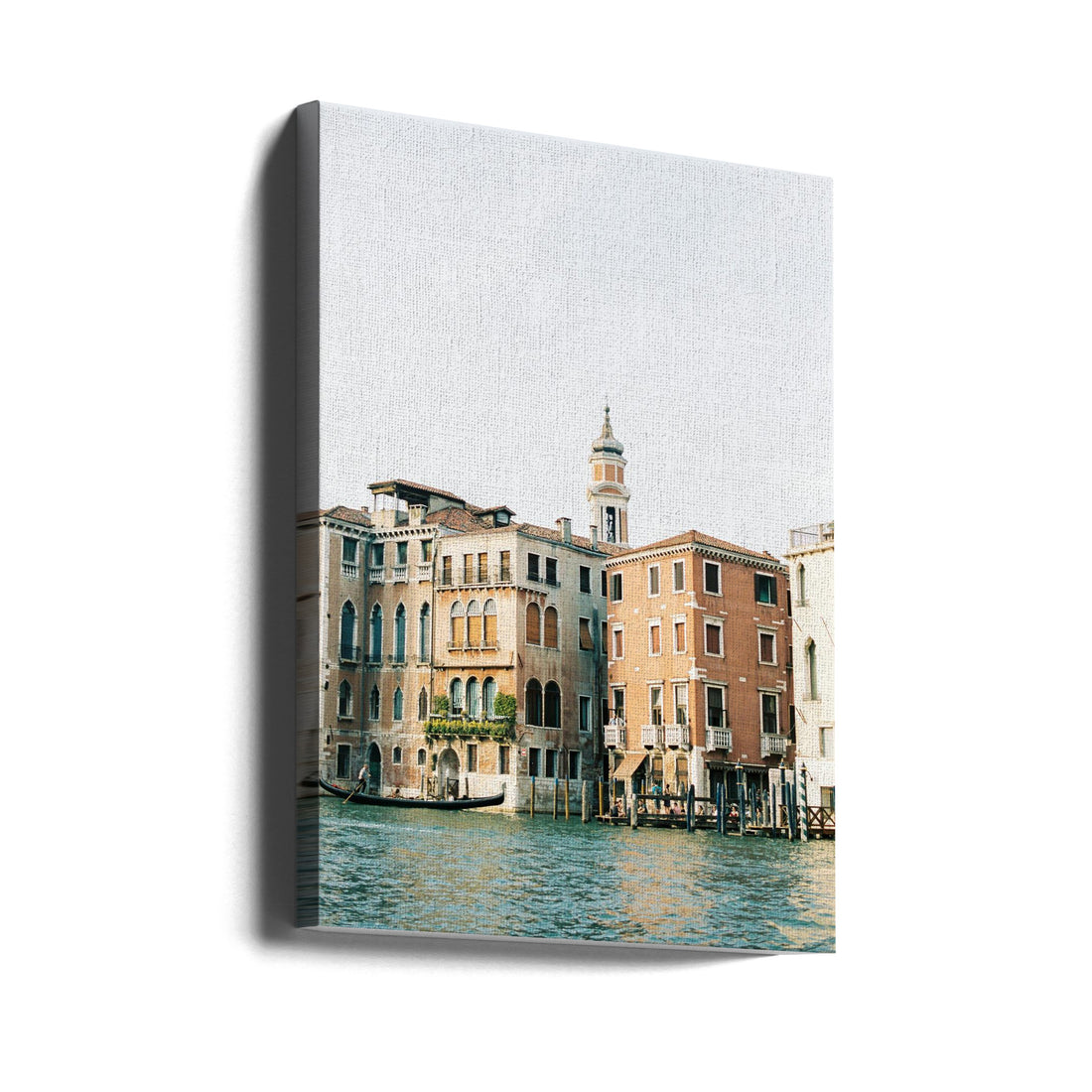 Venice Canals by Raisa Zwart | Italian Urban Waterway, Large Canvas Wall Art Print | Artsy Earth