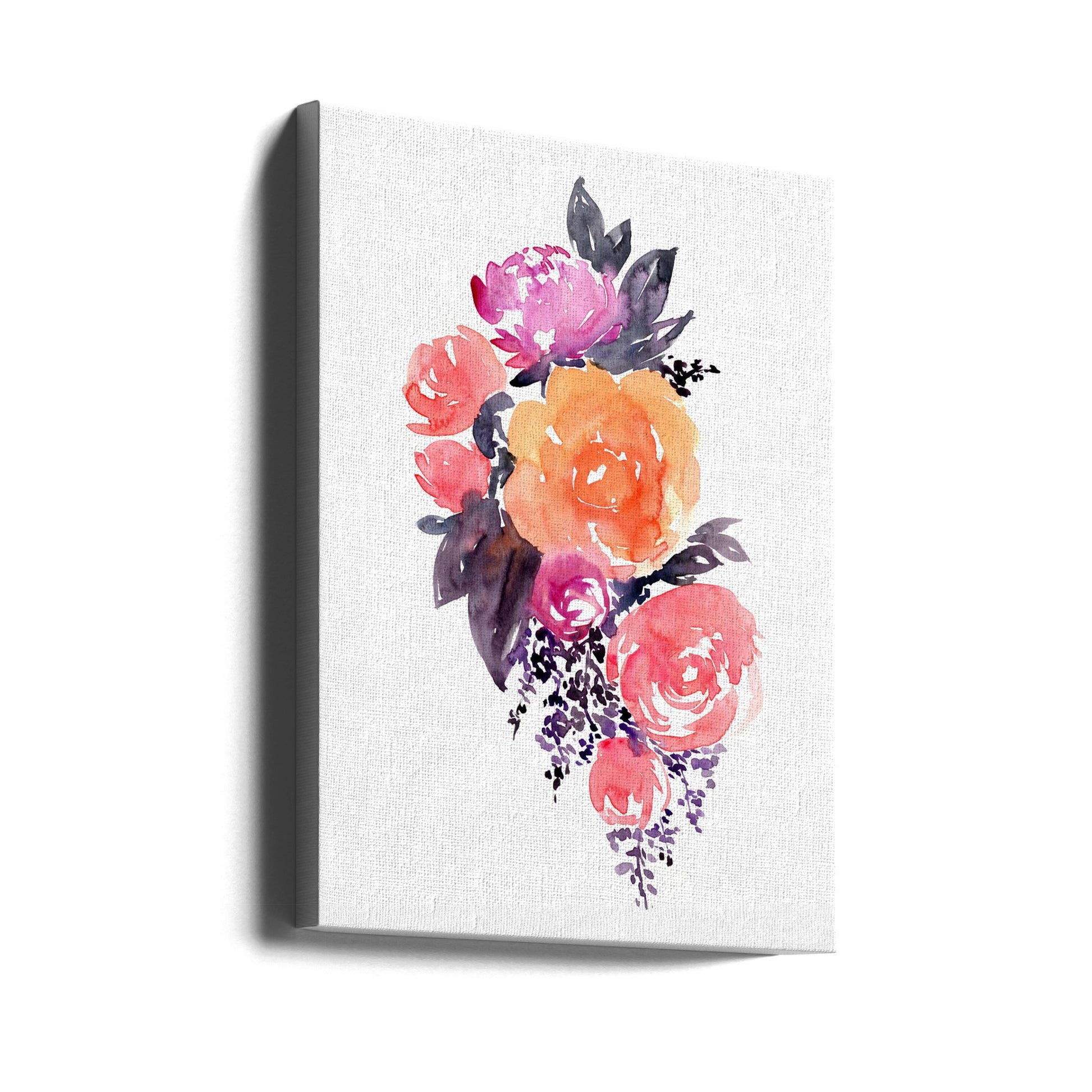 Alexia Bouquet by Rosana Laiz Blursbyai | Watercolor Floral Abstract, Large Canvas Wall Art Print | Artsy Earth