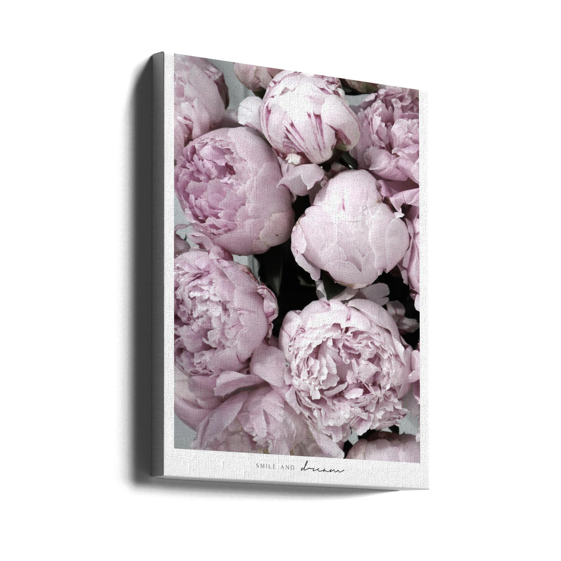 Smile and Dream Peonies by Rosana Laiz Blursbyai | Pink Floral Botanical, Large Canvas Wall Art Print | Artsy Earth