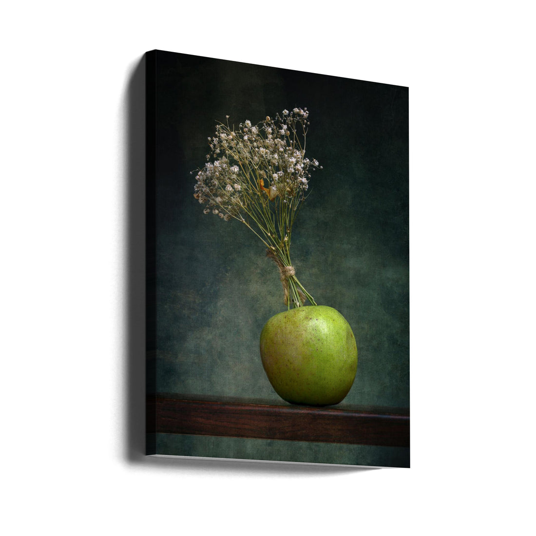 Green Apple by Brig Barkow | Fresh Botanical Fruit, Large Canvas Wall Art Print | Artsy Earth