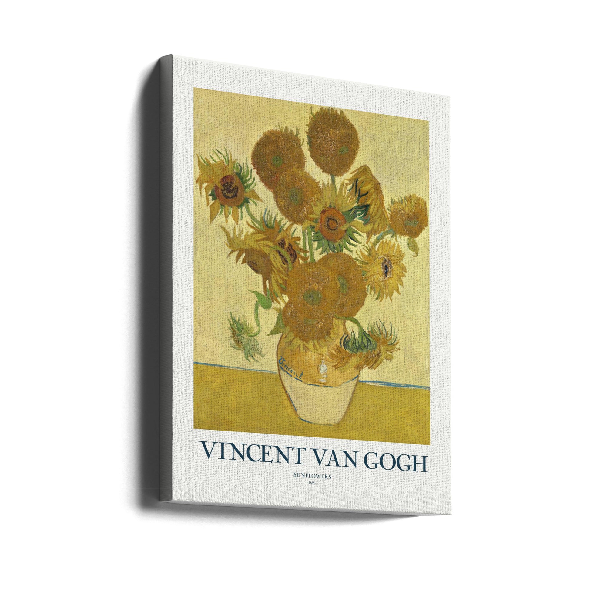 Sunflowers by Vincent Van Gogh | Van Gogh Floral Painting, Large Canvas Wall Art Print | Artsy Earth