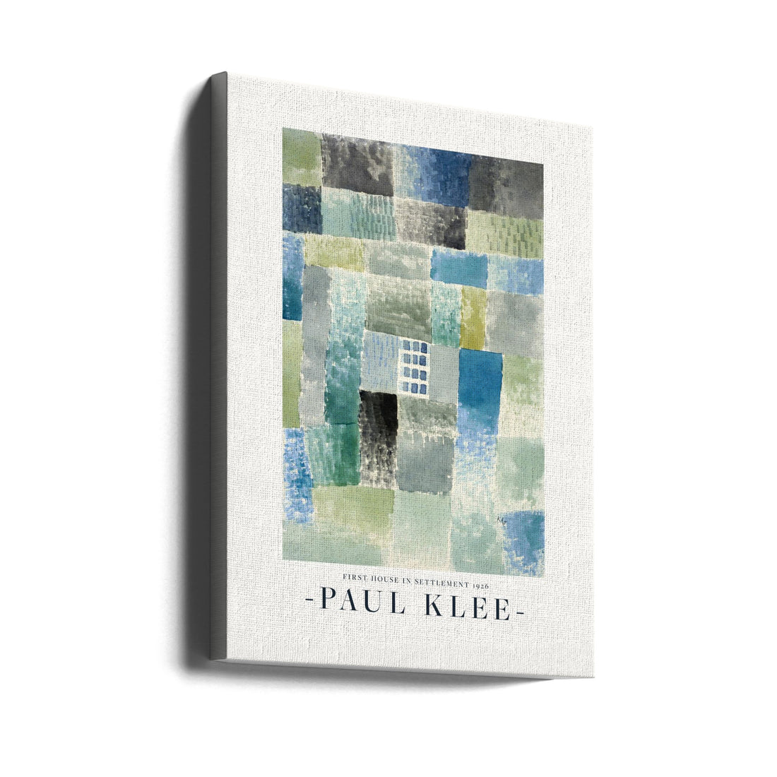 First House Settlement by Paul Klee | Modern Abstract Watercolor, Large Canvas Wall Art Print | Artsy Earth