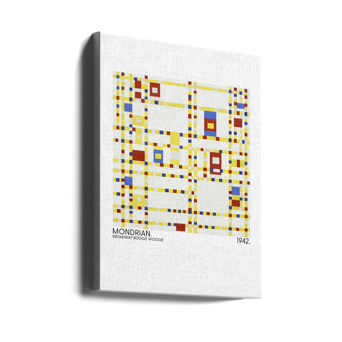 Broadway Boogie Woogie by Piet Mondrian | Modern Abstract Art, Large Canvas Wall Art Print | Artsy Earth