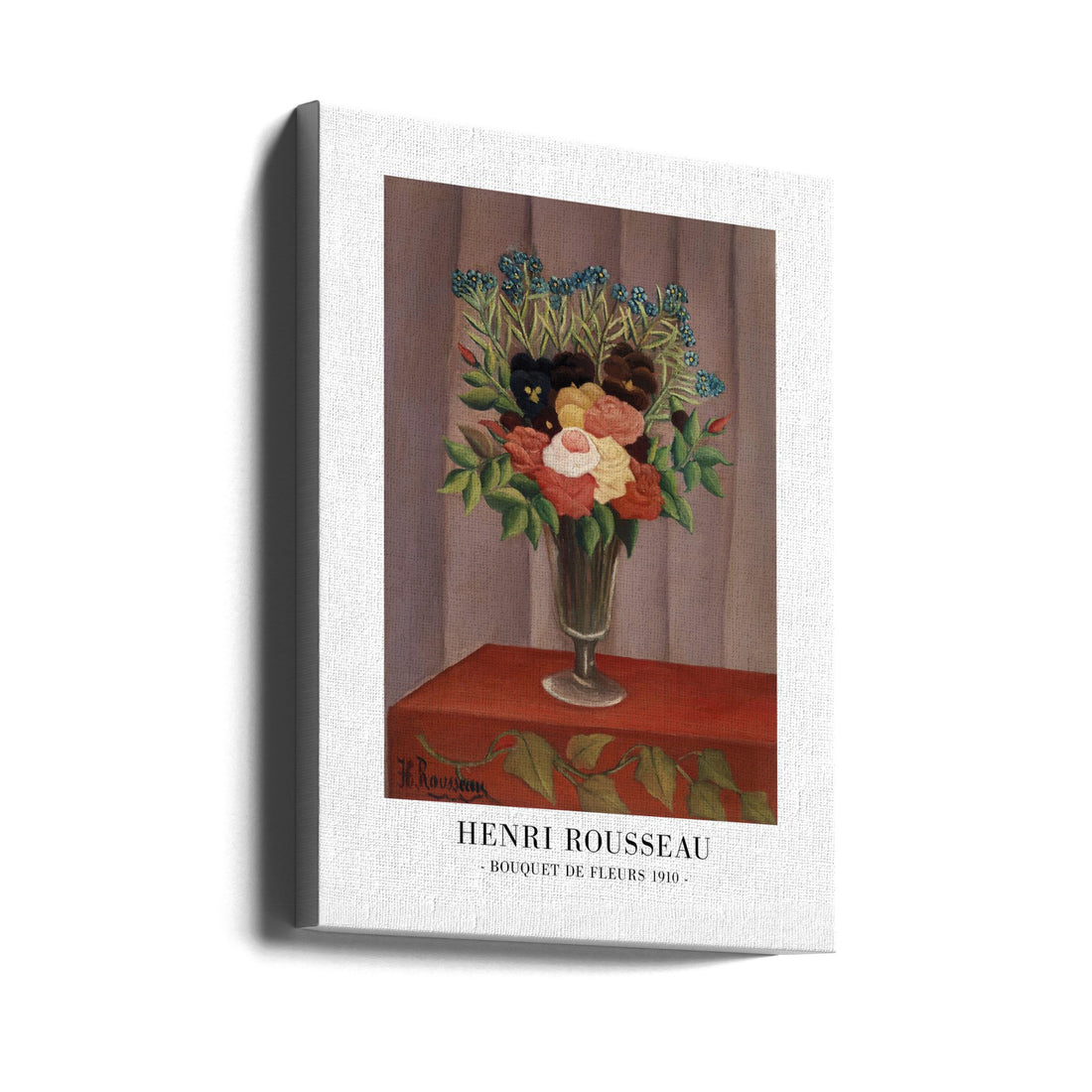 Floral Still Life by Henri Rousseau | Botanical Flower Painting, Large Canvas Wall Art Print | Artsy Earth