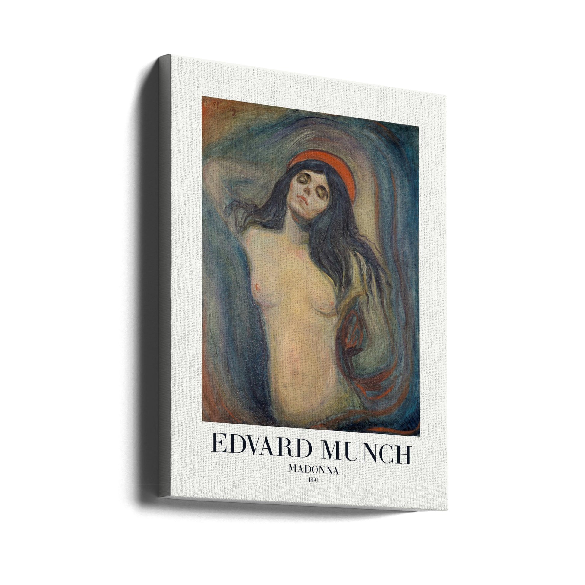 Madonna 1894 by Edvard Munch | Edvard Munch Painting, Large Canvas Wall Art Print | Artsy Earth