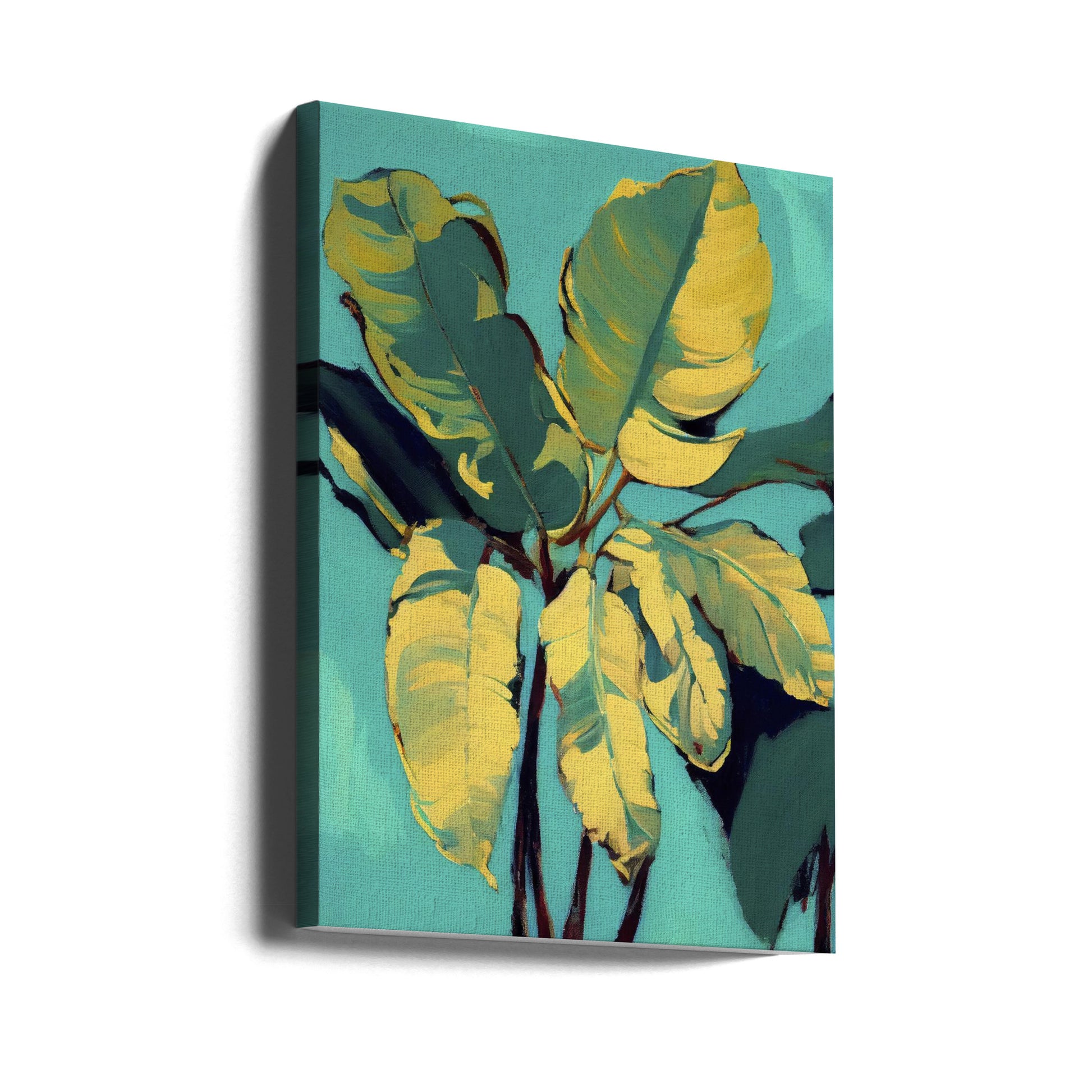 Banana Leafs by Treechild | Botanical Nature Abstract, Large Canvas Wall Art Print | Artsy Earth