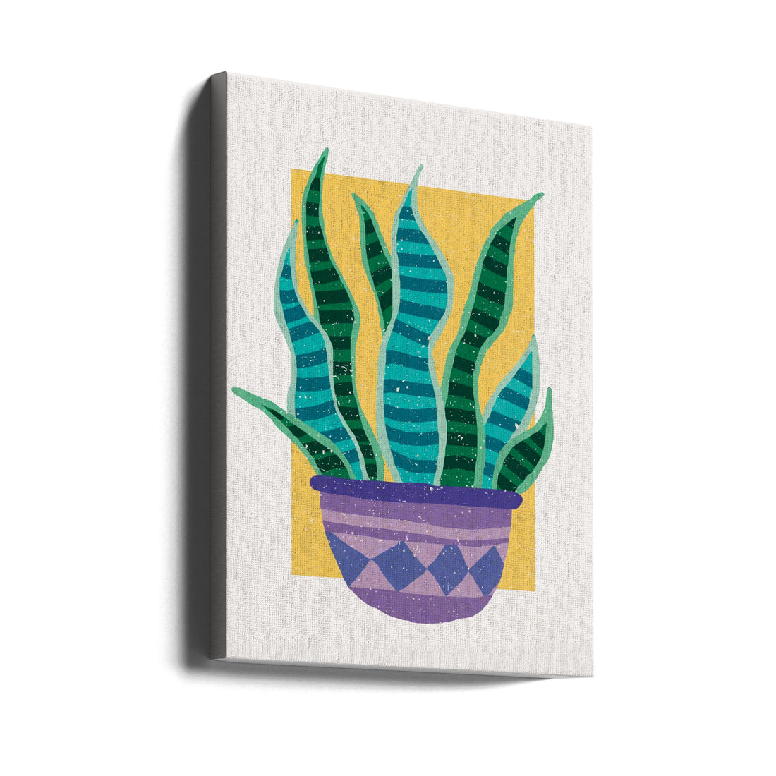 Plant in the Sun by Aylin Demir | Colorful Botanical Abstract, Large Canvas Wall Art Print | Artsy Earth