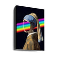 Rainbow Portrait by Artelele | Digital Portrait Painting, Large Canvas Wall Art Print | Artsy Earth