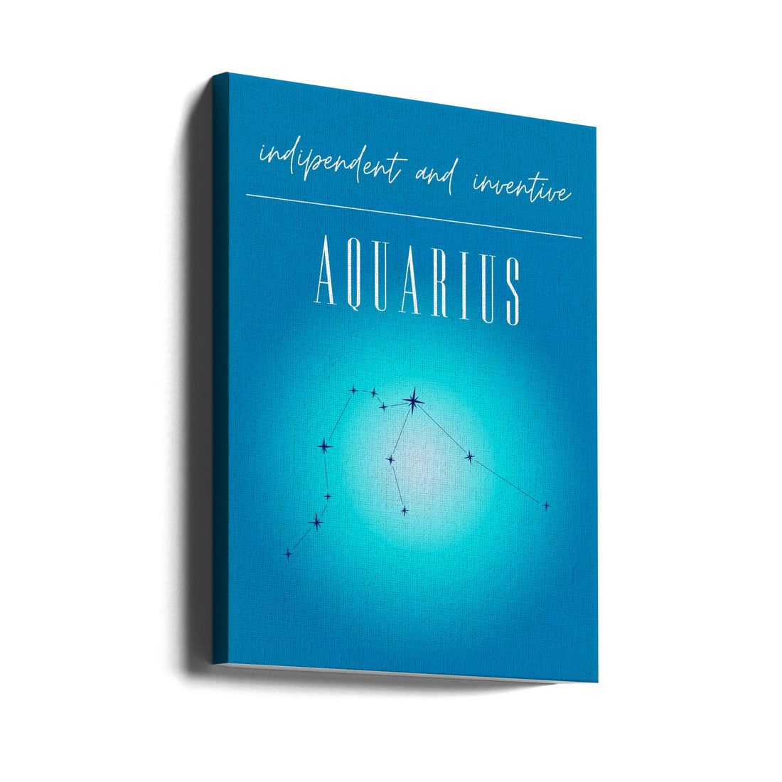 Aquarius Zodiac Print by Amélie | Spiritual Zodiac Art, Large Canvas Wall Art Print | Artsy Earth