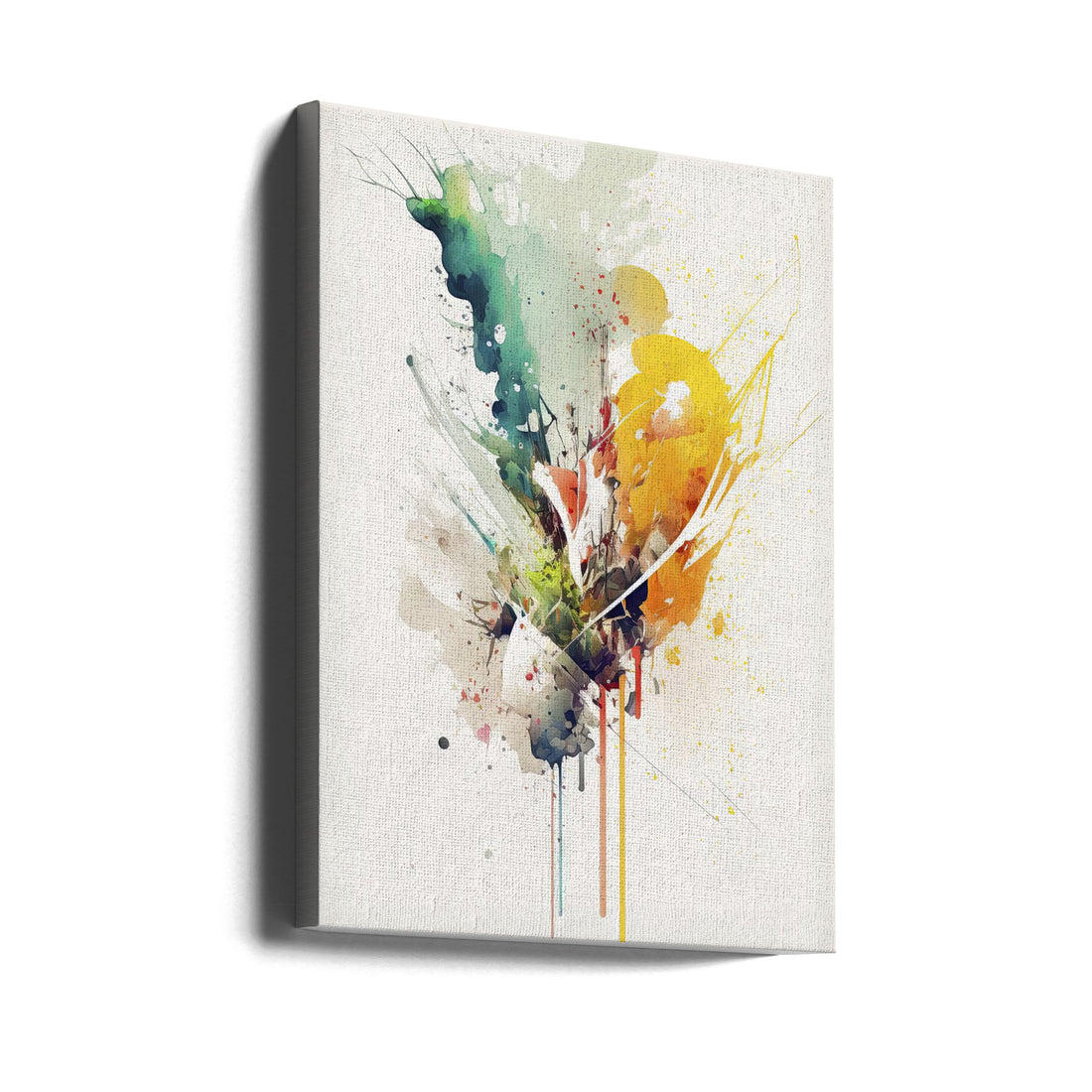 Color Burst by Mauro | Abstract Watercolor Splash, Large Canvas Wall Art Print | Artsy Earth