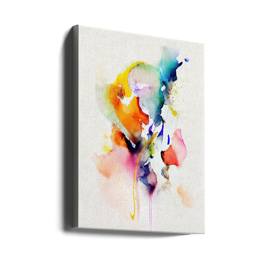 Sound of Color by Mauro | Vivid Abstract Watercolor, Large Canvas Wall Art Print | Artsy Earth