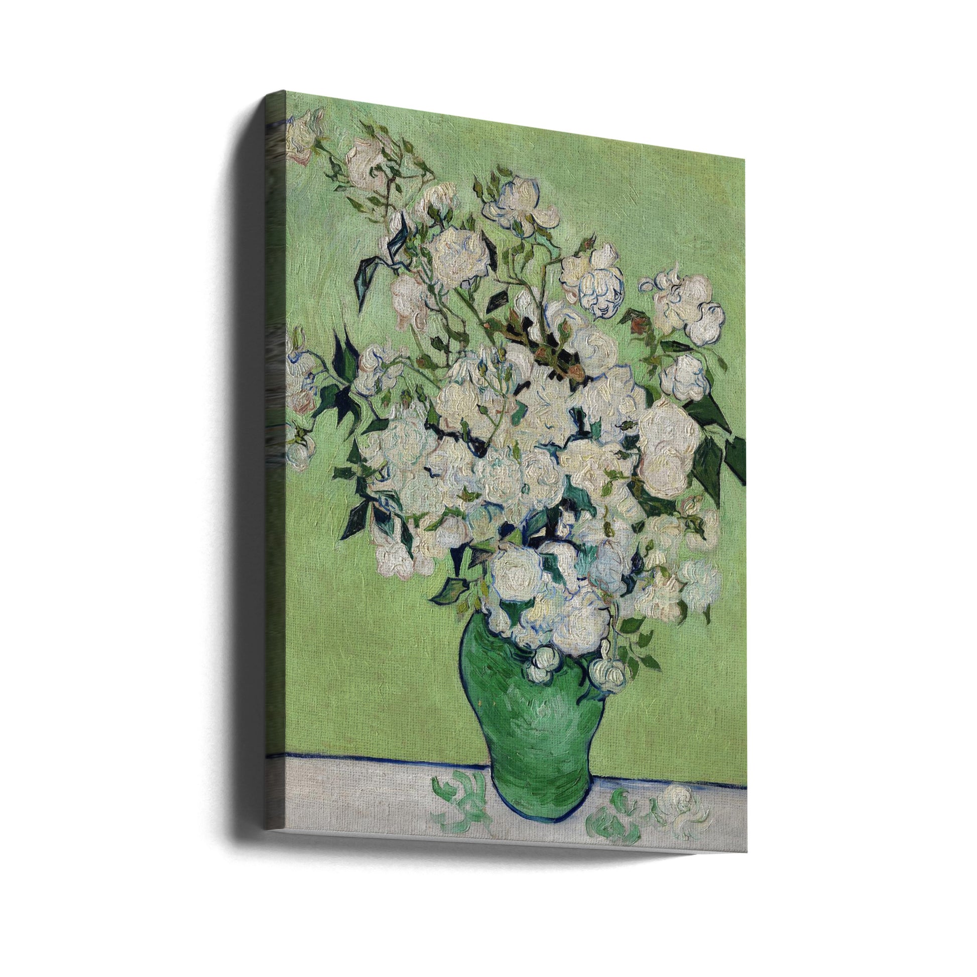 Roses by Vincent Van Gogh | Van Gogh Oil Painting, Large Canvas Wall Art Print | Artsy Earth