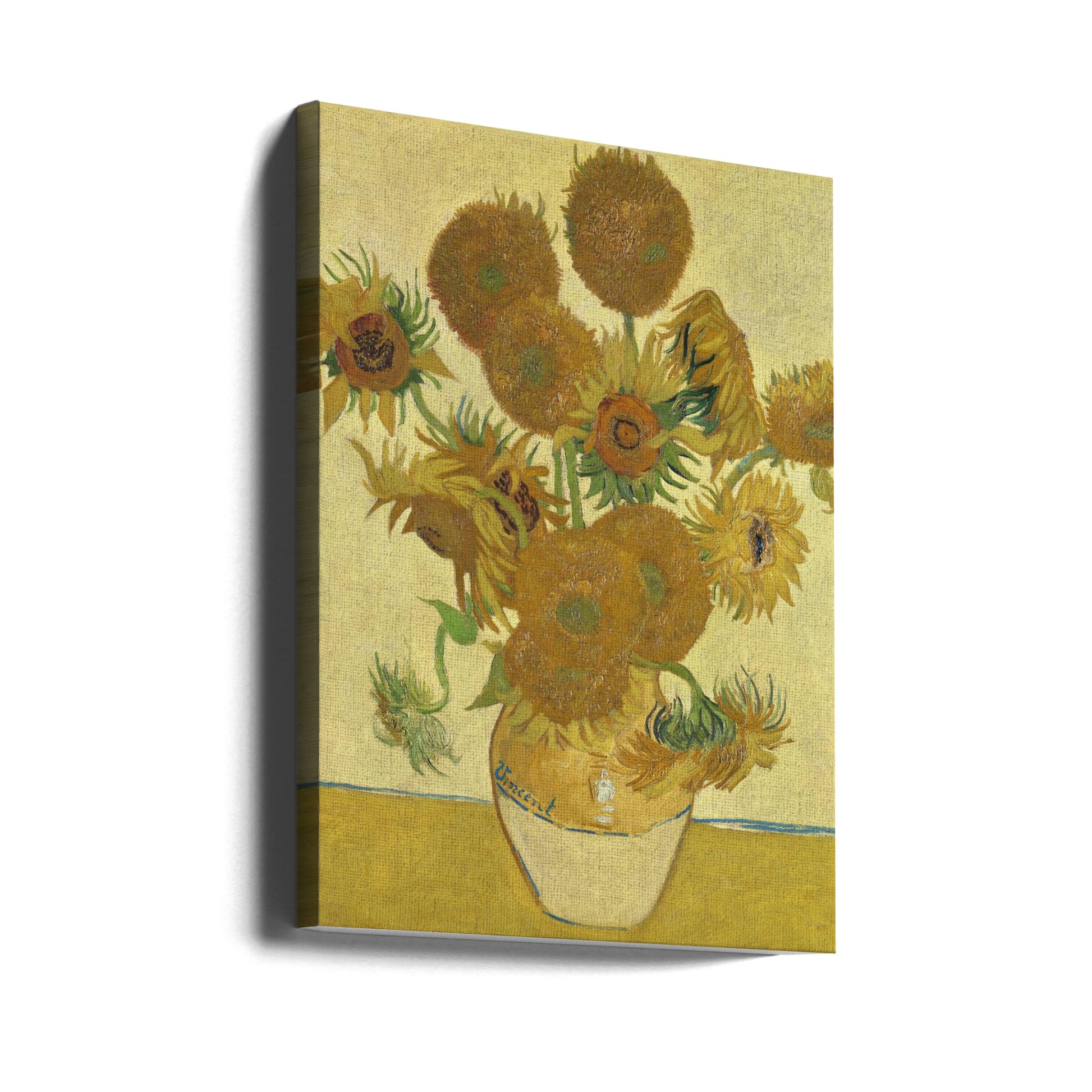 Sunflowers by Vincent Van Gogh | Van Gogh Oil Painting, Large Canvas Wall Art Print | Artsy Earth