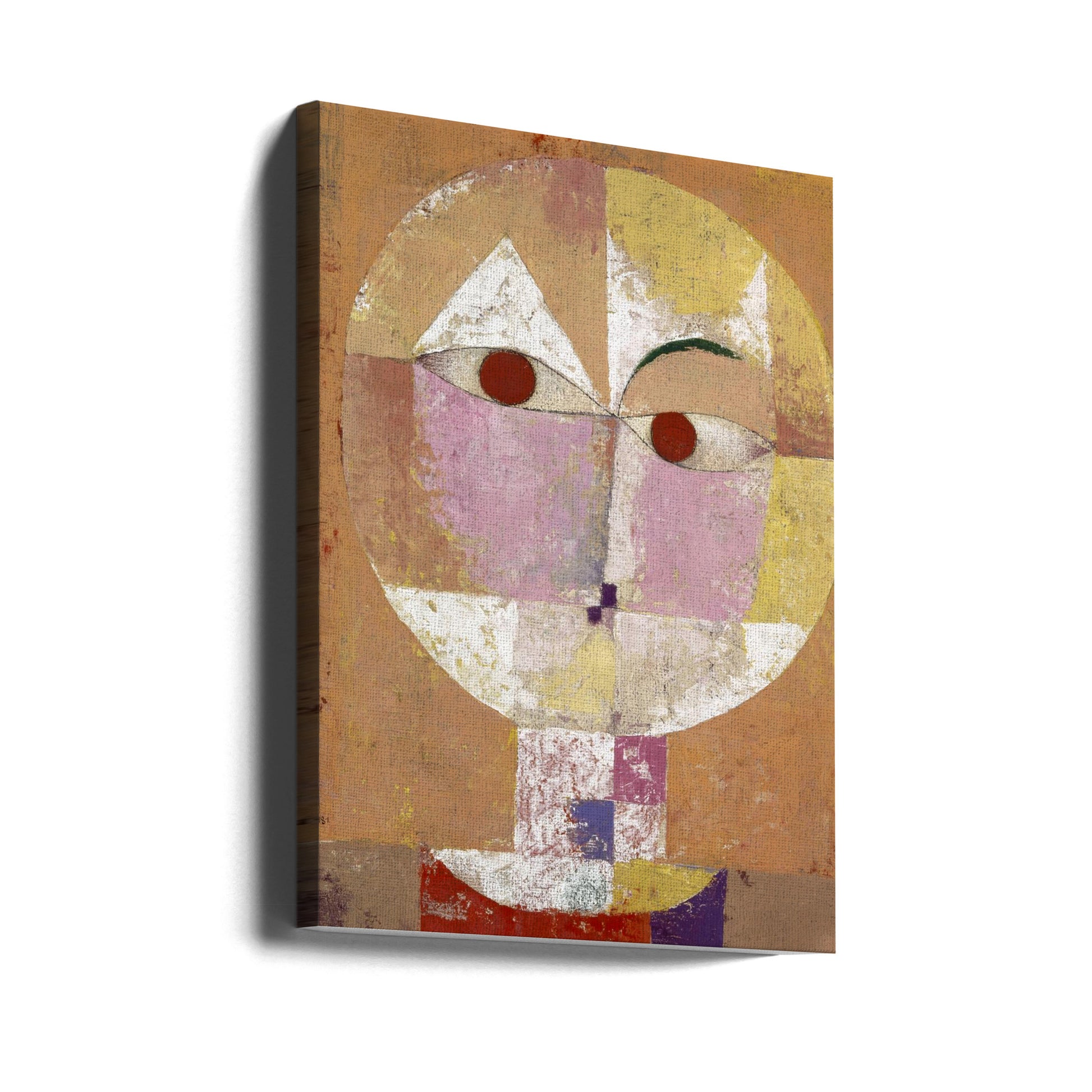 Senecio Portrait by Paul Klee | Abstract Oil Painting, Large Canvas Wall Art Print | Artsy Earth