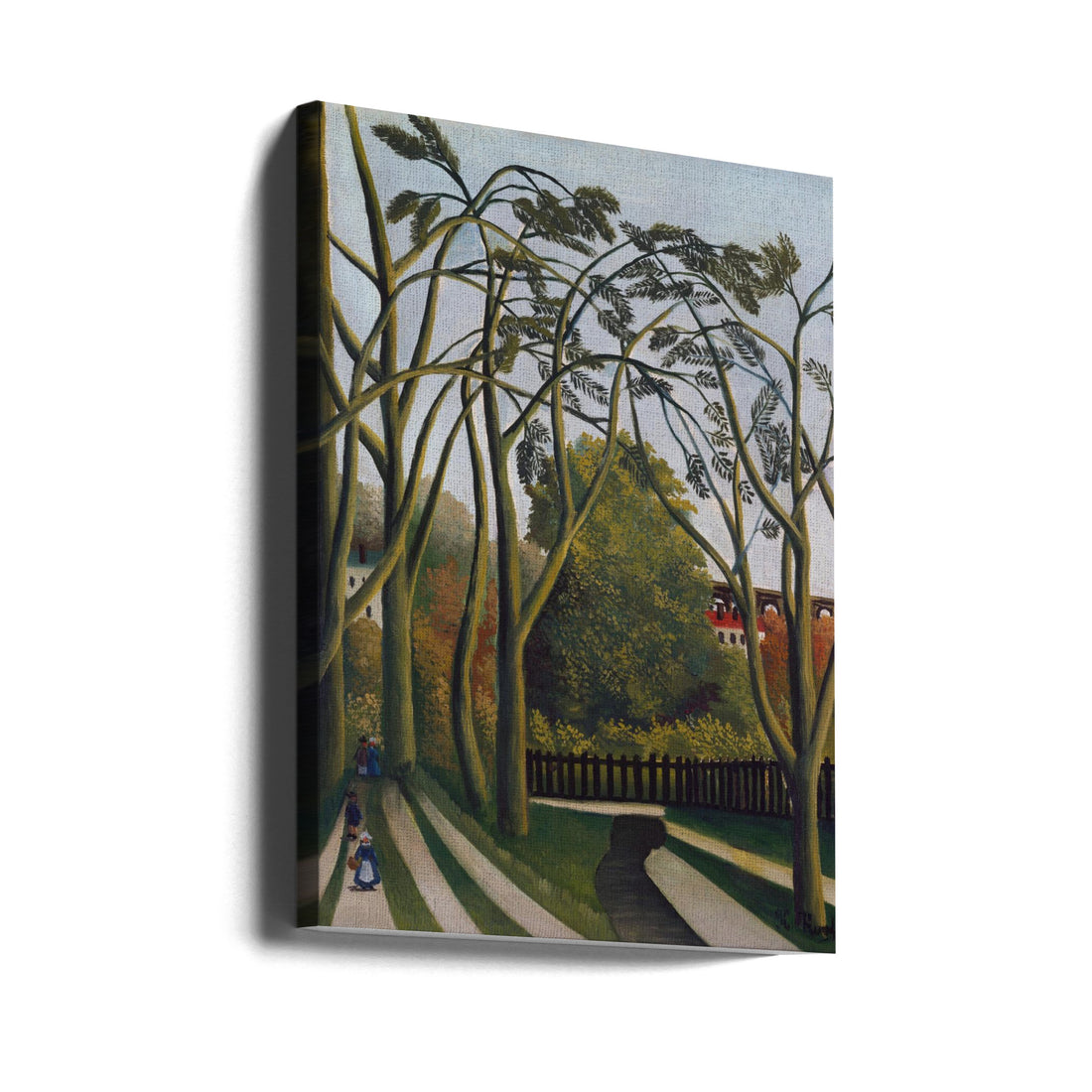 The Banks Near Bicetre by Henri Rousseau | Nature Landscape Painting, Large Canvas Wall Art Print | Artsy Earth