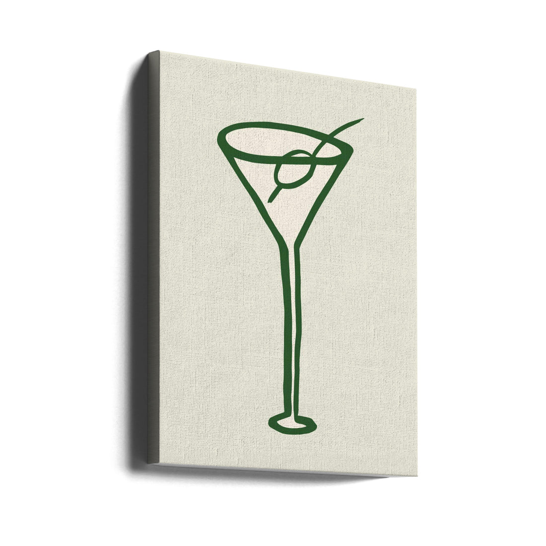 Cocktail Green by Pictufy Studio | Green Glass Cocktail, Large Canvas Wall Art Print | Artsy Earth