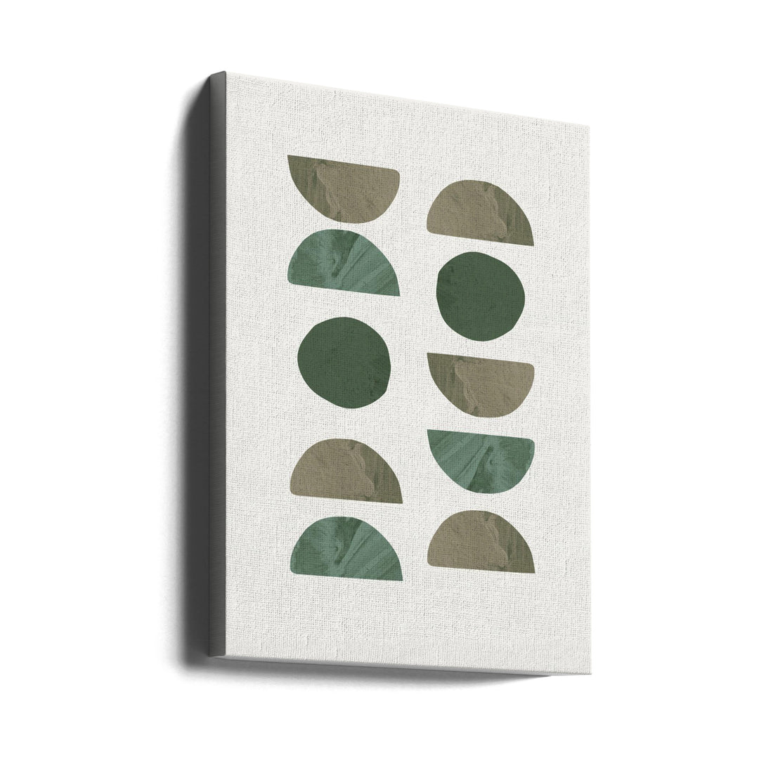 Collage Green by Pictufy Studio | Geometric Mid Century, Large Canvas Wall Art Print | Artsy Earth