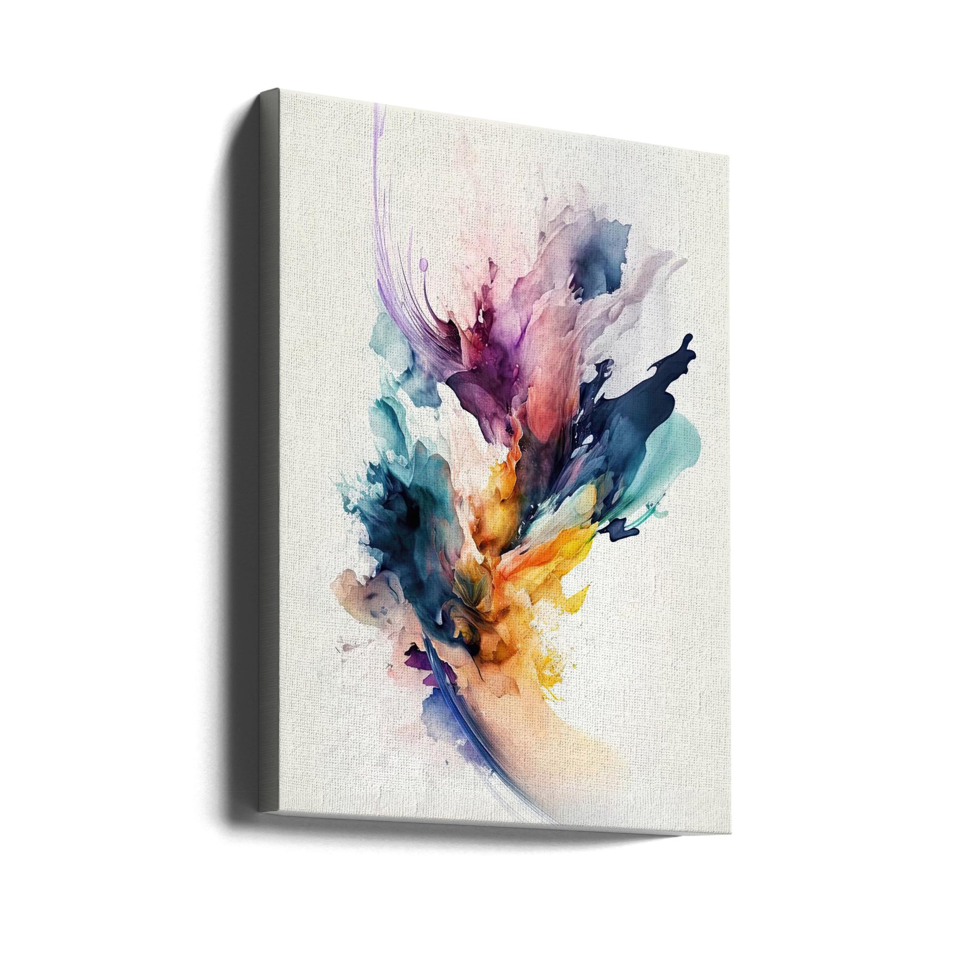 Whispers of Color by Mauro | Abstract Watercolor Art, Large Canvas Wall Art Print | Artsy Earth