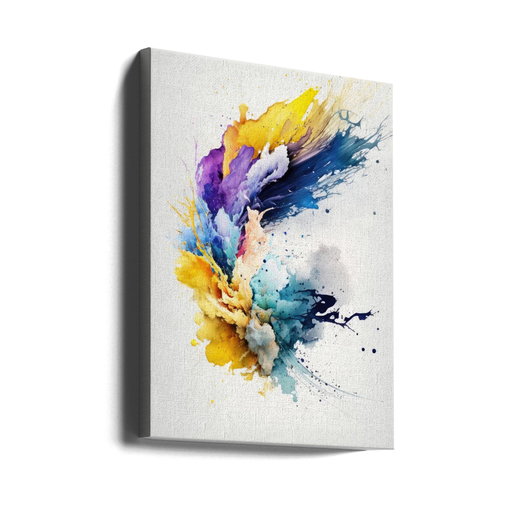 Mystic Fluidity by Mauro | Abstract Watercolor Illustration, Large Canvas Wall Art Print | Artsy Earth