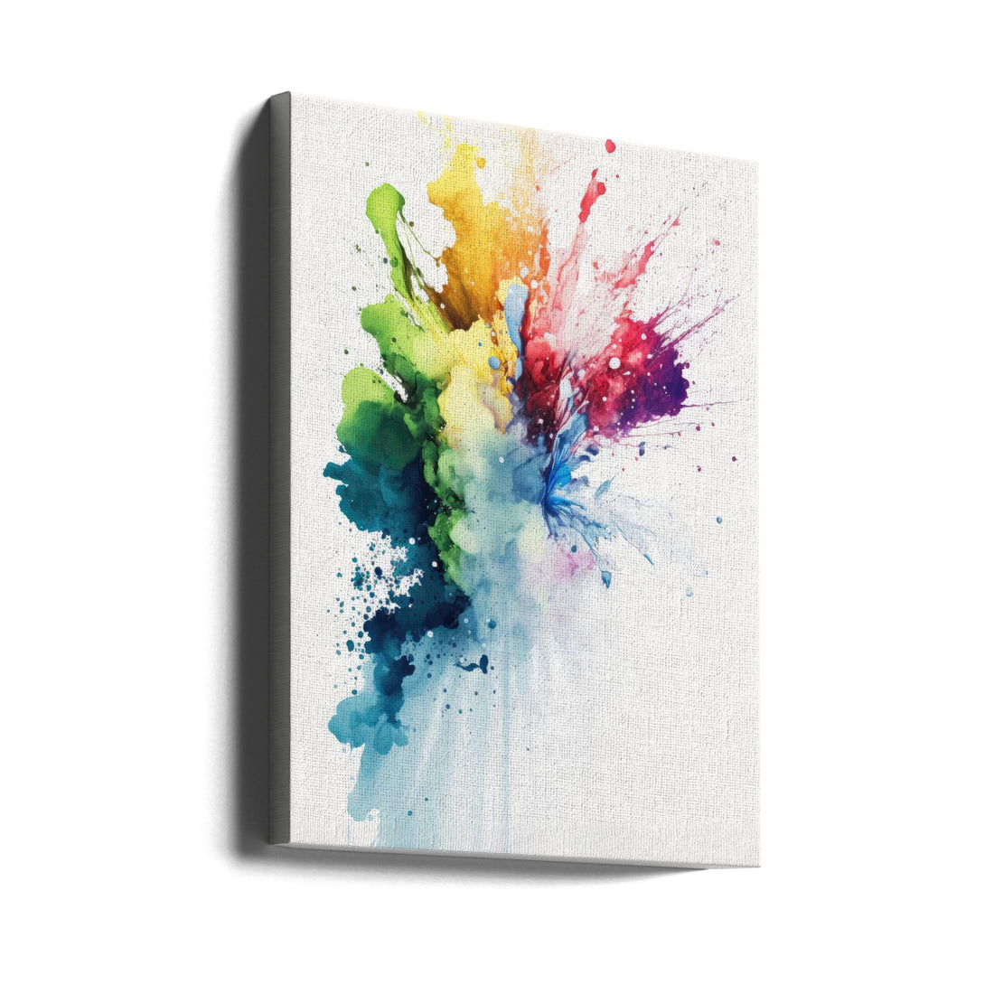 Bullet Impact by Mauro | Liquid Color Splash, Large Canvas Wall Art Print | Artsy Earth