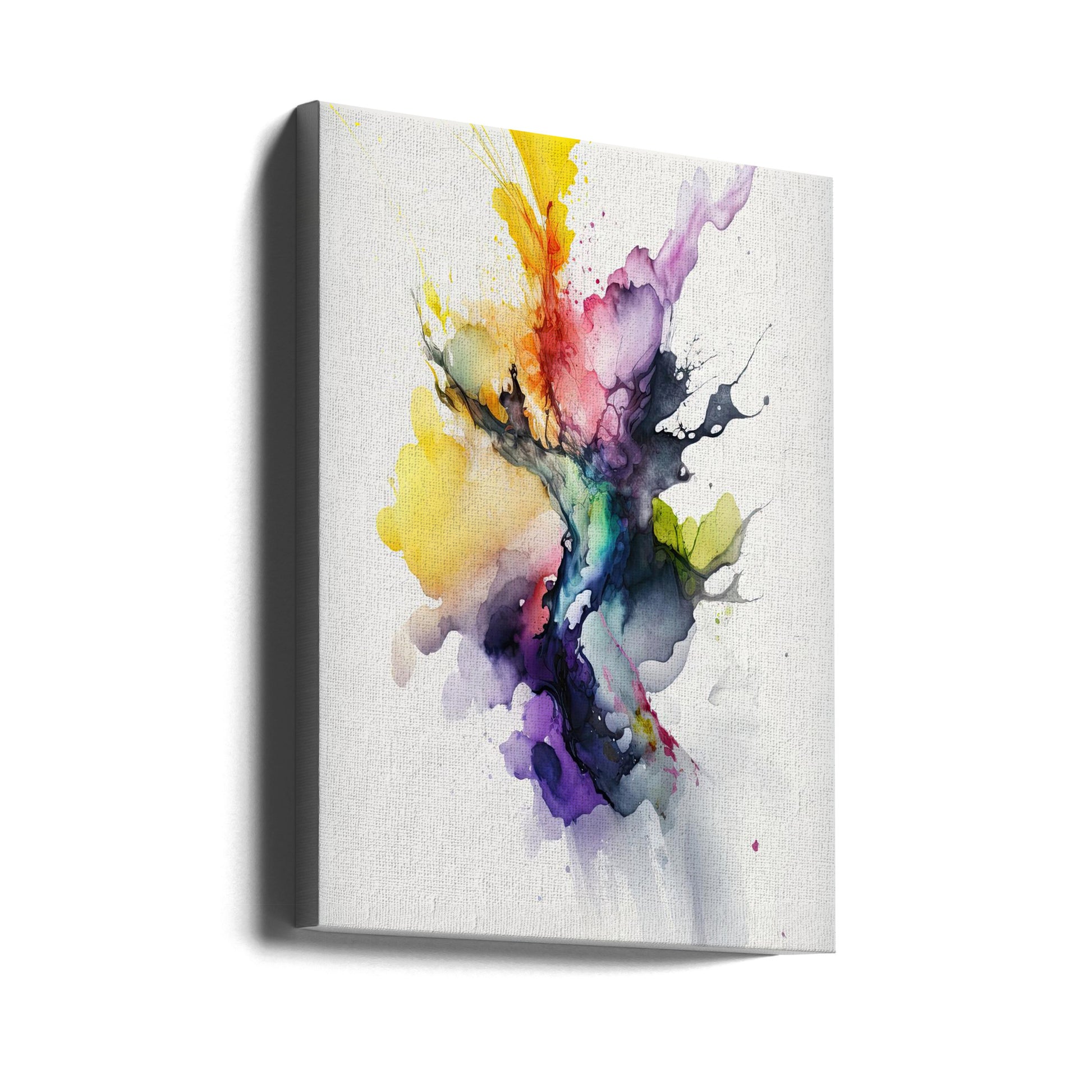 Chromatic Burst by Mauro | Abstract Color Splash, Large Canvas Wall Art Print | Artsy Earth