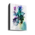 Green Smoke Splash by Mauro | Abstract Liquid Art, Large Canvas Wall Art Print | Artsy Earth