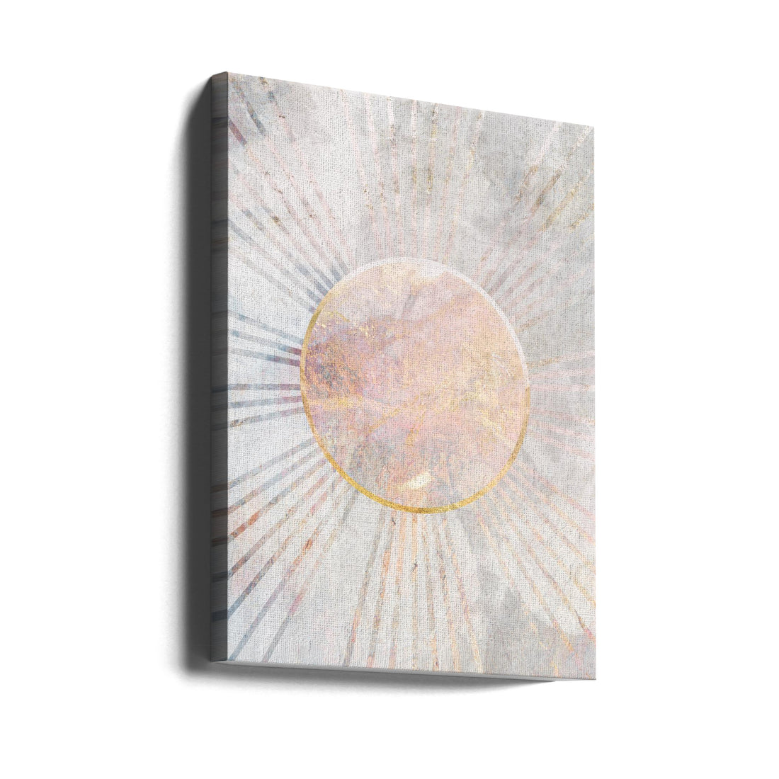 Sun Worship Golden Universe by Sarah Manovski | Abstract Golden Sunlight, Large Canvas Wall Art Print | Artsy Earth