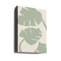 Monstera Sage Green by Pictufy Studio | Botanical Flora Illustration, Large Canvas Wall Art Print | Artsy Earth