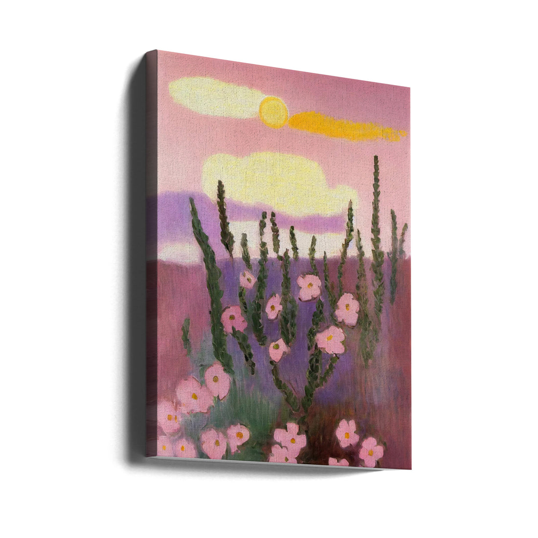 In The Morning Sun by Treechild | Floral Pastel Abstract, Large Canvas Wall Art Print | Artsy Earth