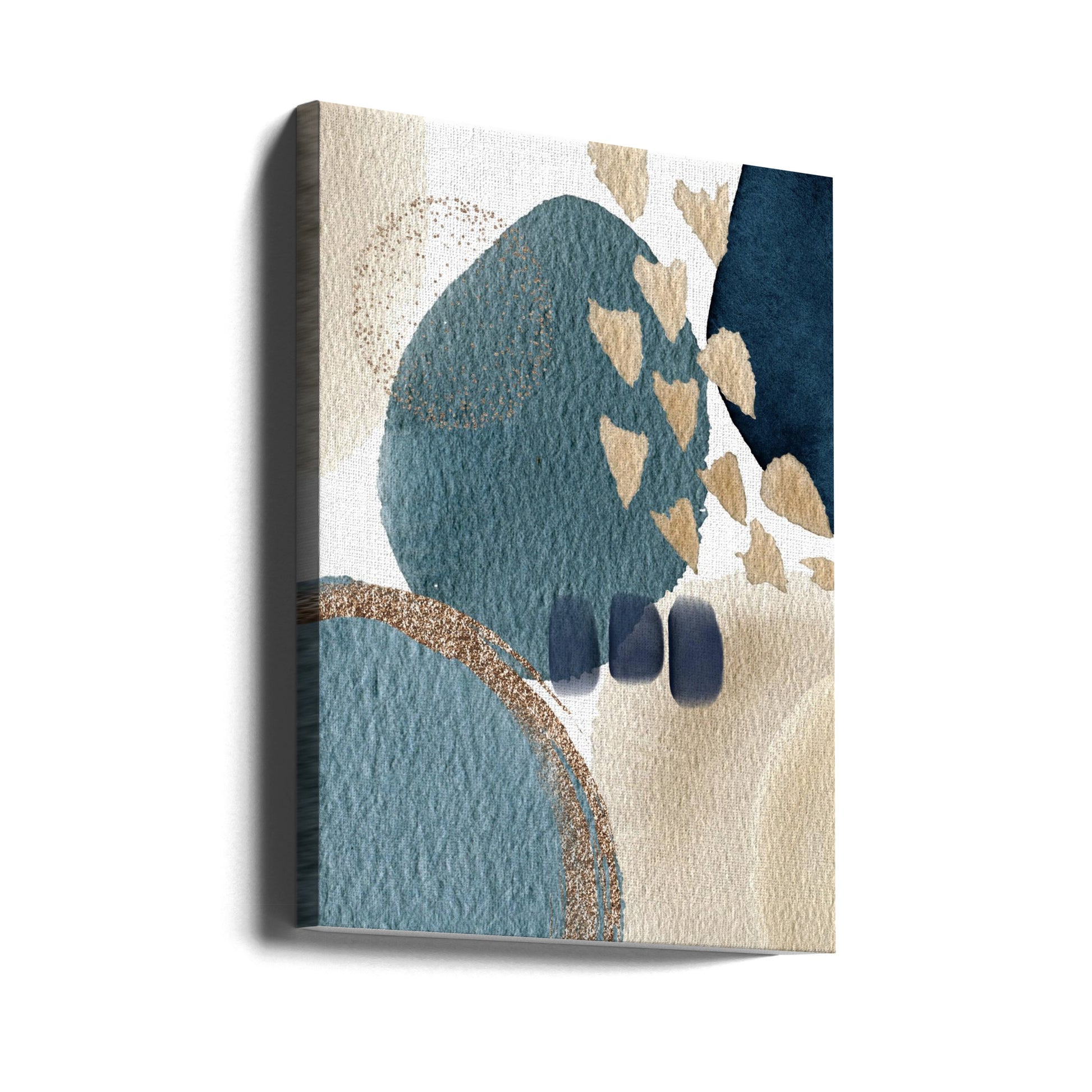 Blue Beauty by Sally Ann Moss | Abstract Geometric Art, Large Canvas Wall Art Print | Artsy Earth