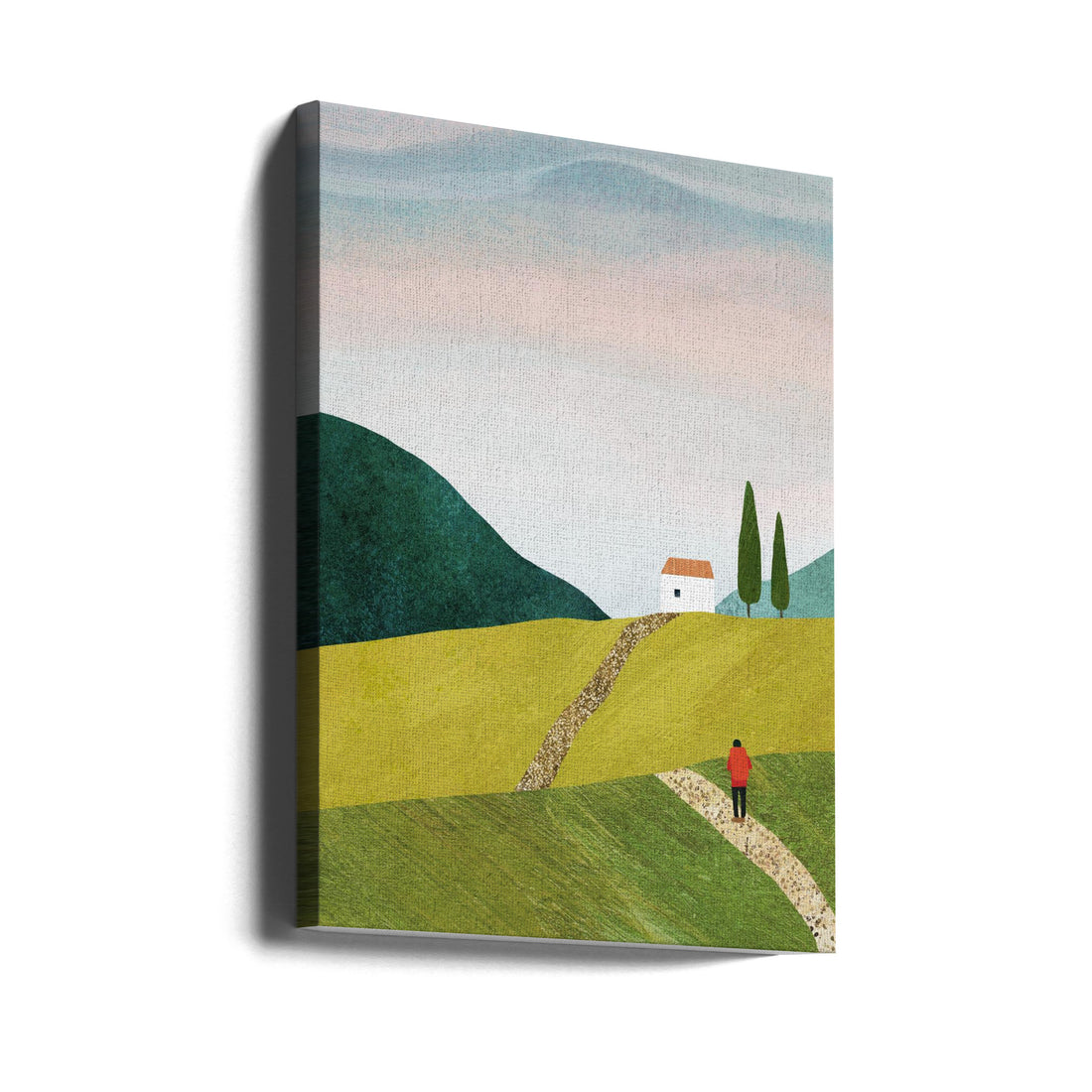 Walking Home by Longwayhome | Carpathian Mountain Hiking, Large Canvas Wall Art Print | Artsy Earth