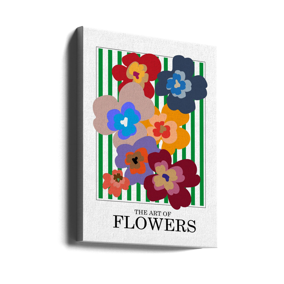 The Art Of Flowers by Frances Collett | Floral Graphic Illustration, Large Canvas Wall Art Print | Artsy Earth