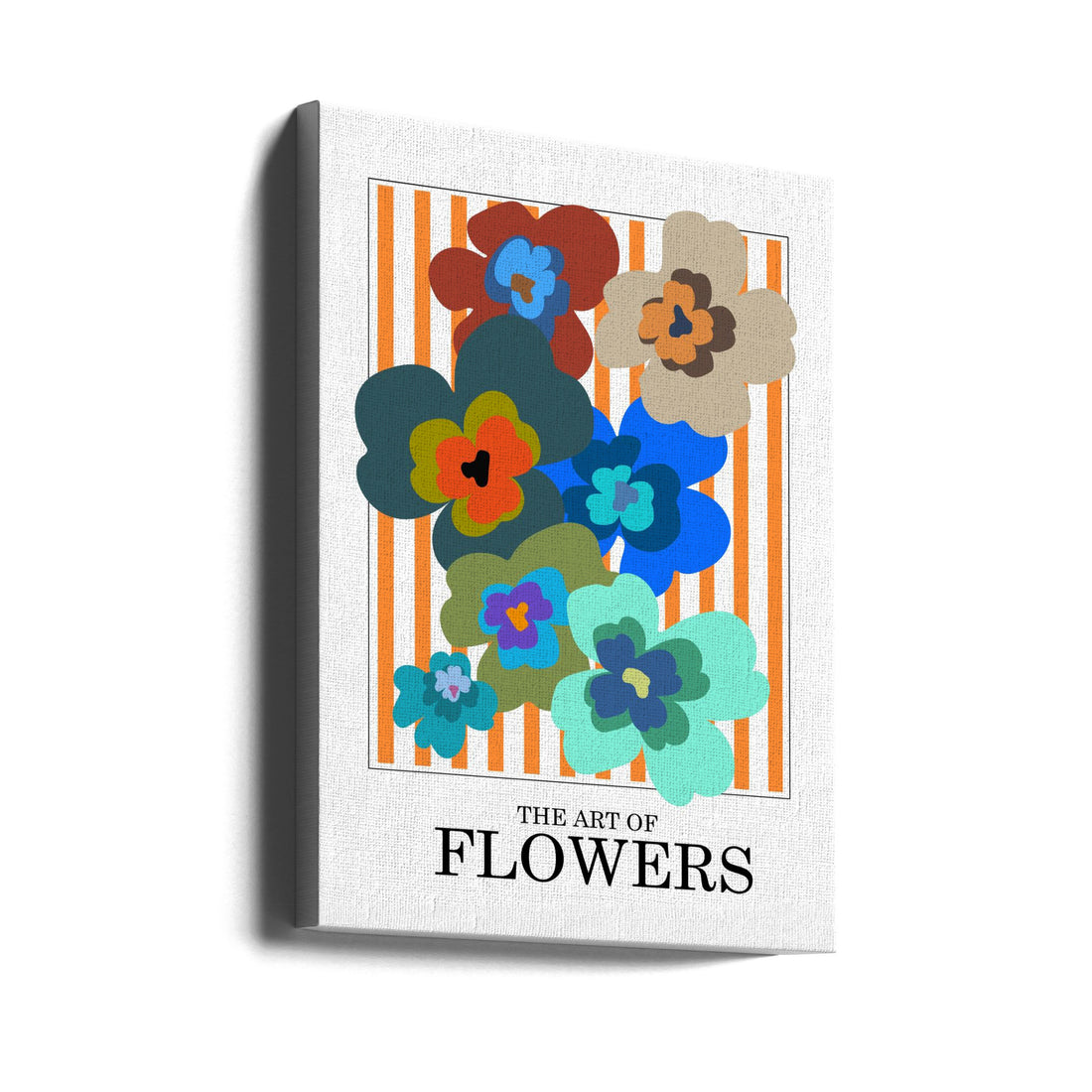 The Art Of Flowers by Frances Collett | Floral Typography Art, Large Canvas Wall Art Print | Artsy Earth