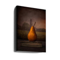 Fine Art Pear by Marko Klavs | Dark Still Life, Large Canvas Wall Art Print | Artsy Earth