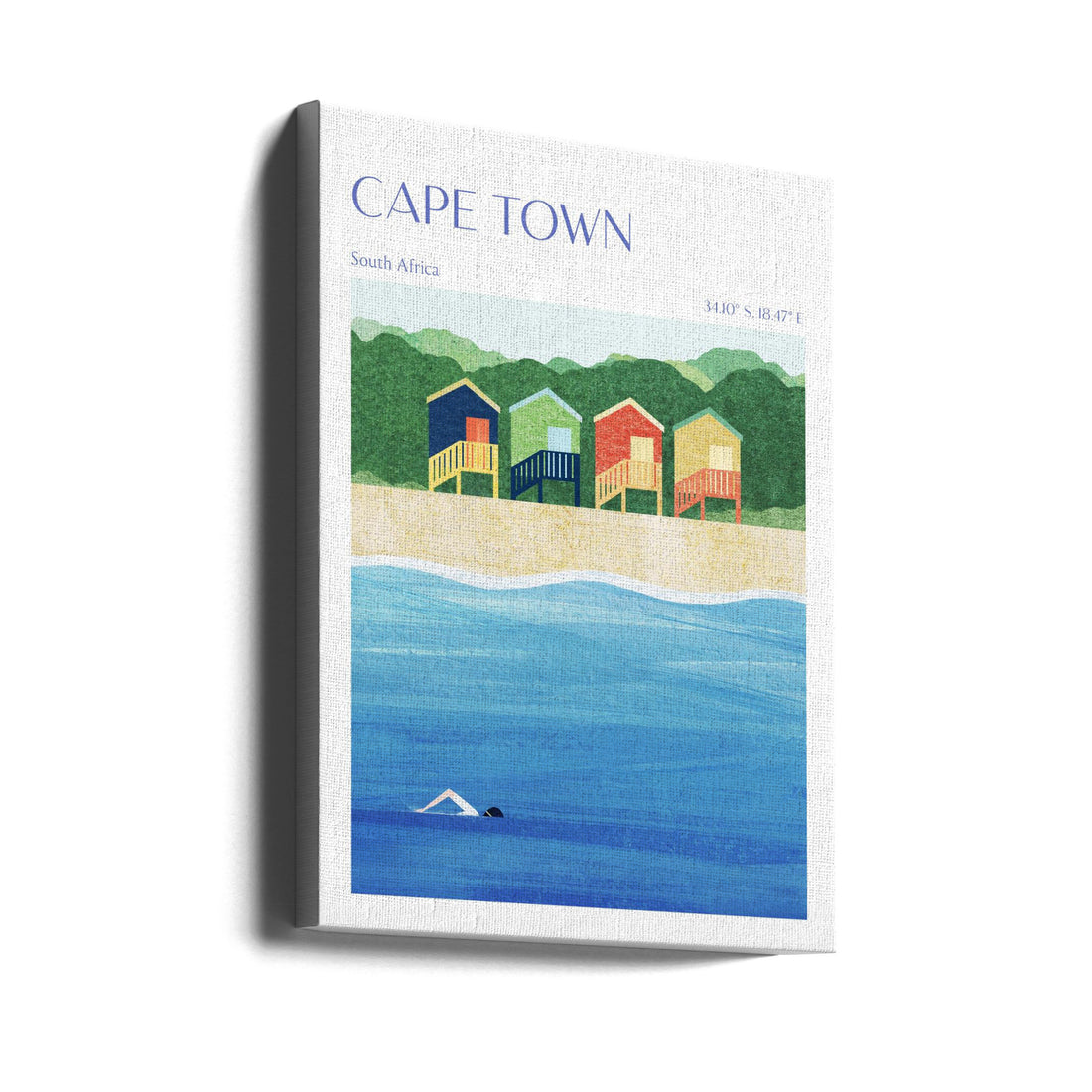 Cape Town, South Africa by Longwayhome | Coastal Beach Landscape, Large Canvas Wall Art Print | Artsy Earth