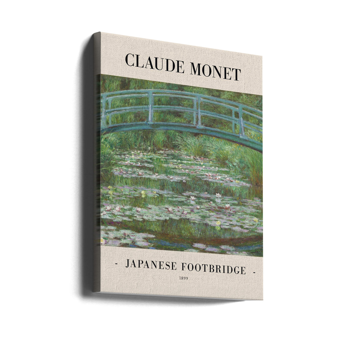 Japanese Footbridge by Claude Monet | Monet Garden Painting, Large Canvas Wall Art Print | Artsy Earth