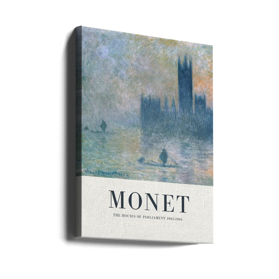 Houses of Parliament by Claude Monet | Monet Parliament Painting, Large Canvas Wall Art Print | Artsy Earth