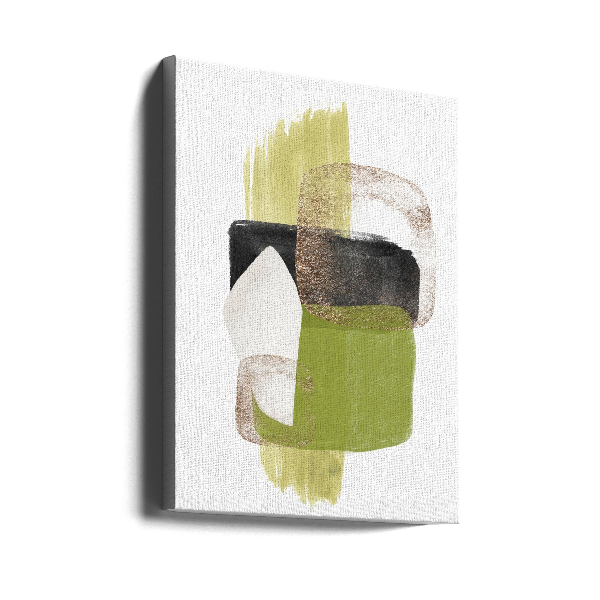 Green Dream by Sally Ann Moss | Abstract Geometric Painting, Large Canvas Wall Art Print | Artsy Earth