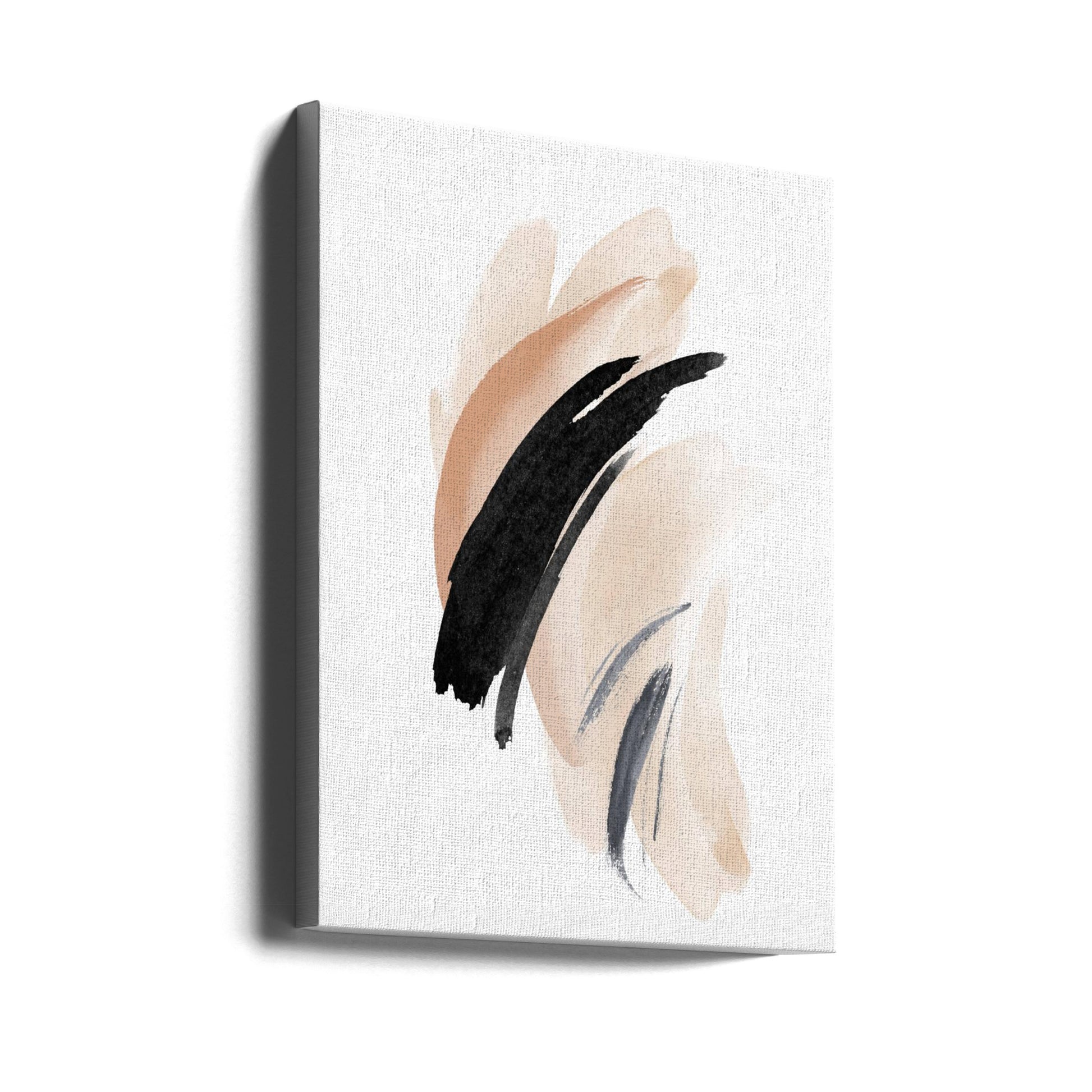 Simple Beige Abstract by Sally Ann Moss | Abstract Minimalist Painting, Large Canvas Wall Art Print | Artsy Earth