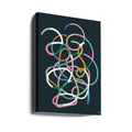 Color Lines by Dan Hobday | Abstract Line Illustration, Large Canvas Wall Art Print | Artsy Earth