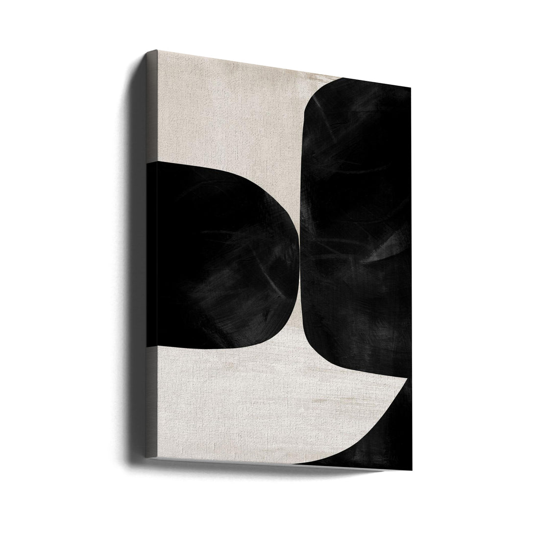 Night No2 by Dan Hobday | Black And White Abstract, Large Canvas Wall Art Print | Artsy Earth