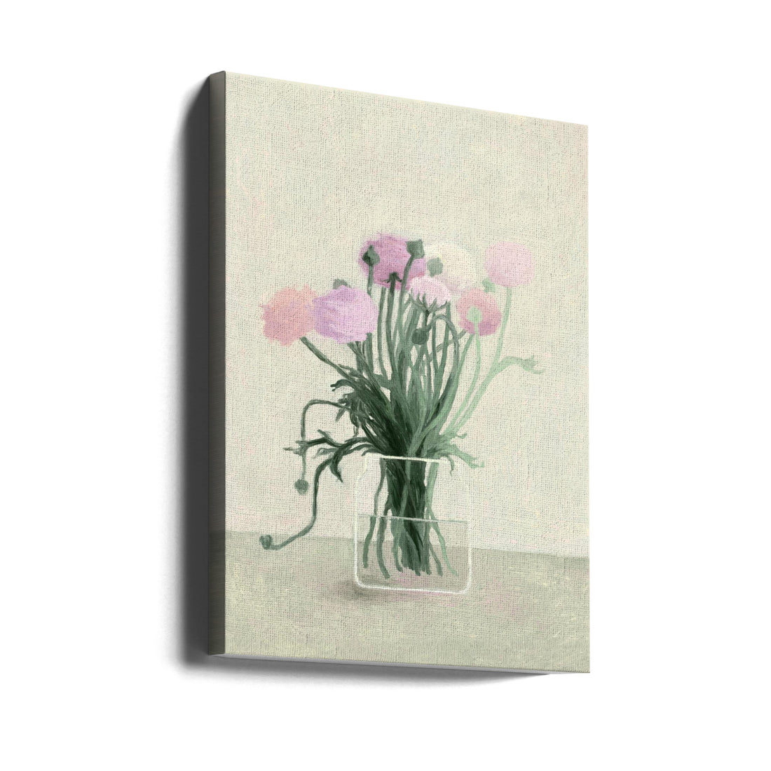 Floral Still Life by Nktn | Botanical Flowers Vase, Large Canvas Wall Art Print | Artsy Earth