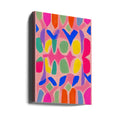 Pastel Neon Pattern by Treechild | Abstract Colorful Pattern, Large Canvas Wall Art Print | Artsy Earth